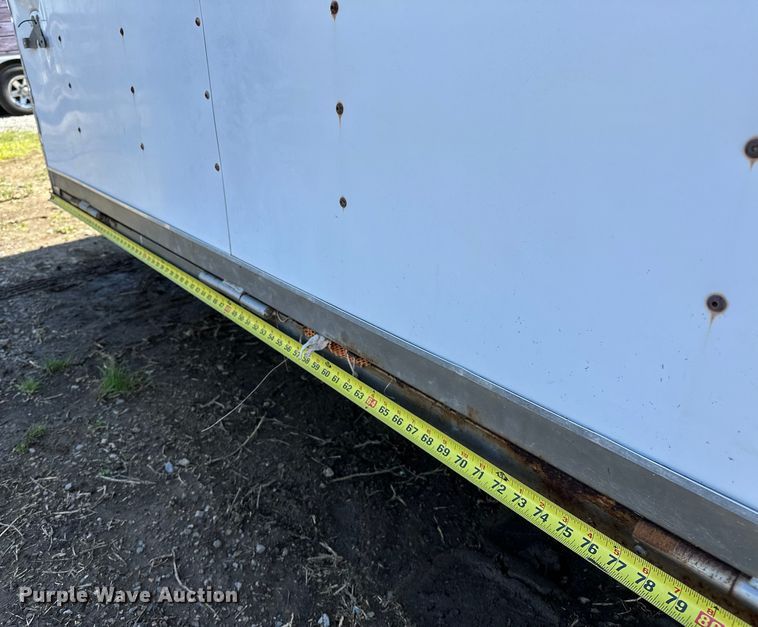 image for item OM9968 Vintage enclosed cargo trailer