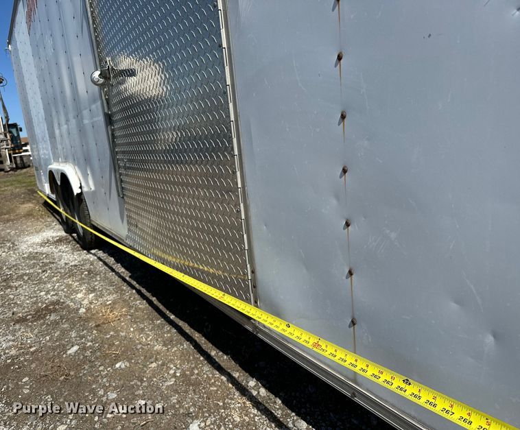 image for item OM9968 Vintage enclosed cargo trailer