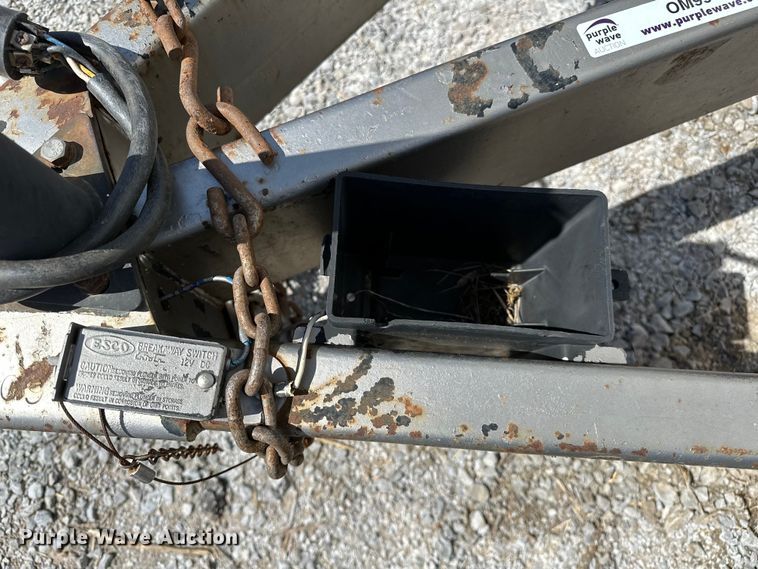 image for item OM9968 Vintage enclosed cargo trailer