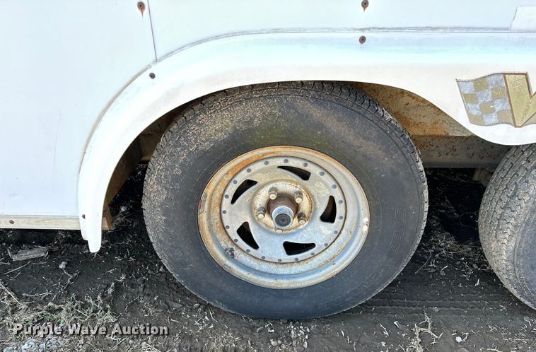 image for item OM9968 Vintage enclosed cargo trailer