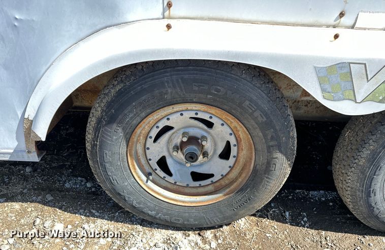 image for item OM9968 Vintage enclosed cargo trailer