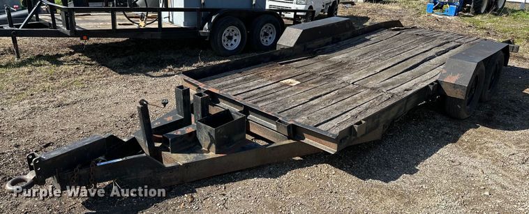 image for item OM9971 Shop built tilt deck equipment trailer