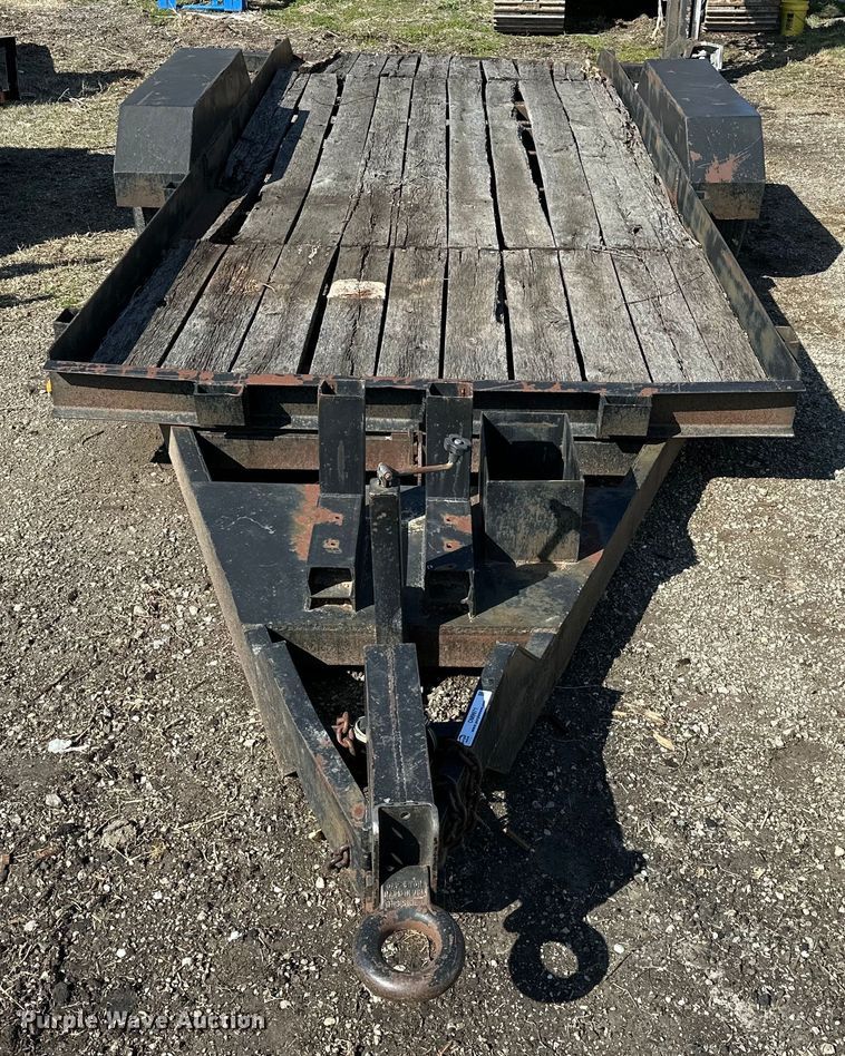 image for item OM9971 Shop built tilt deck equipment trailer