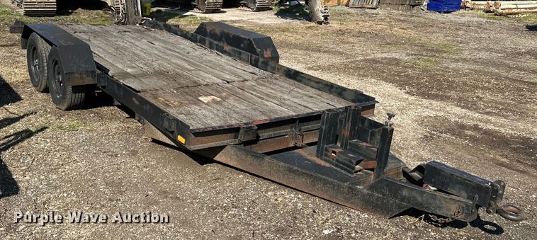 image for item OM9971 Shop built tilt deck equipment trailer