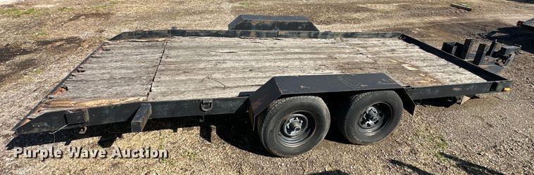 image for item OM9971 Shop built tilt deck equipment trailer