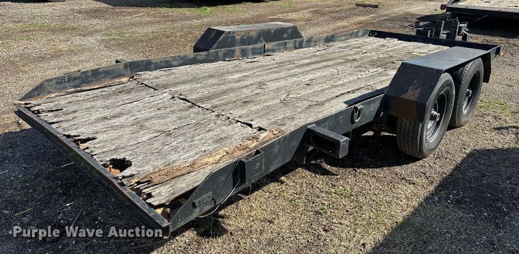 image for item OM9971 Shop built tilt deck equipment trailer