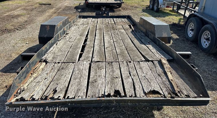 image for item OM9971 Shop built tilt deck equipment trailer