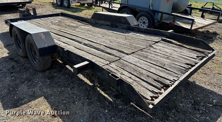 image for item OM9971 Shop built tilt deck equipment trailer