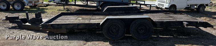 image for item OM9971 Shop built tilt deck equipment trailer