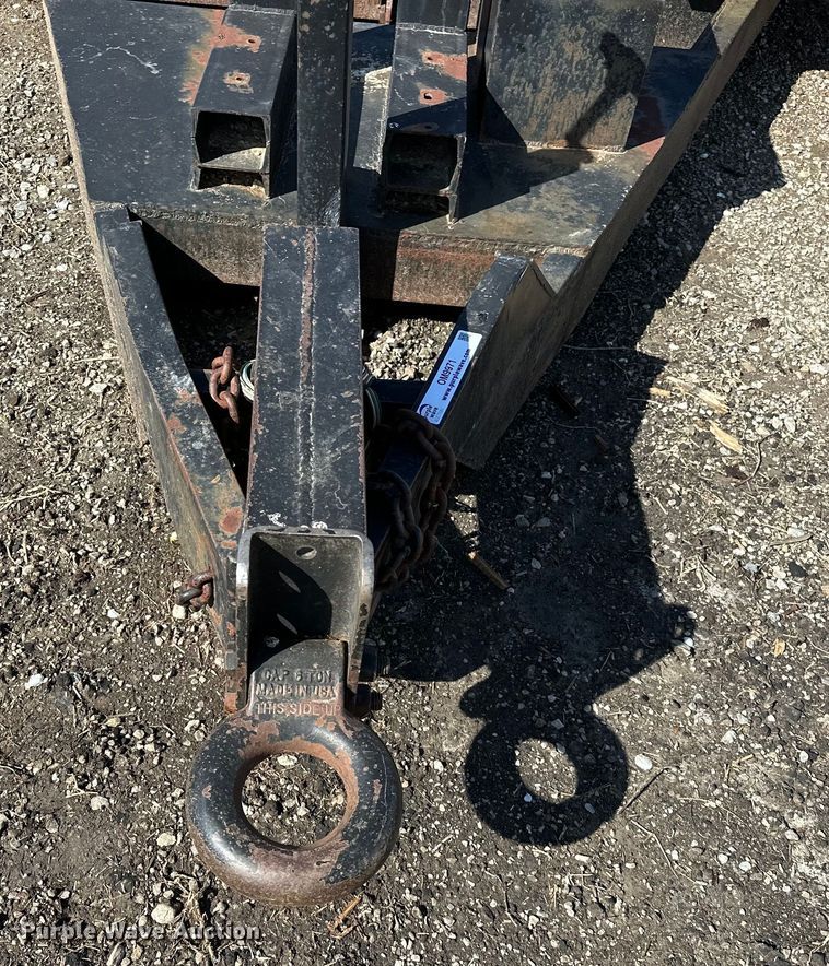 image for item OM9971 Shop built tilt deck equipment trailer