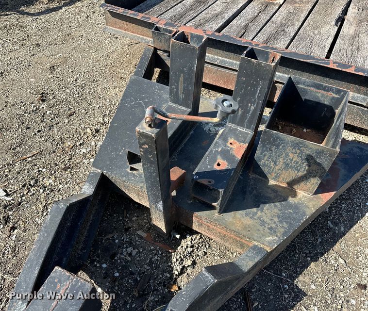 image for item OM9971 Shop built tilt deck equipment trailer