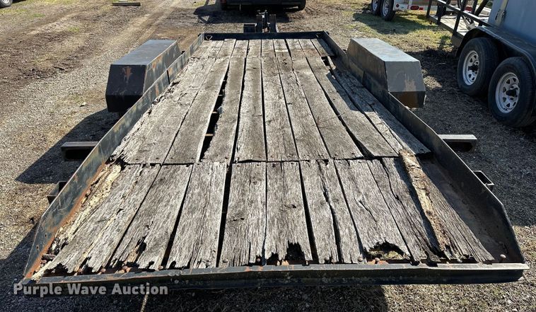 image for item OM9971 Shop built tilt deck equipment trailer