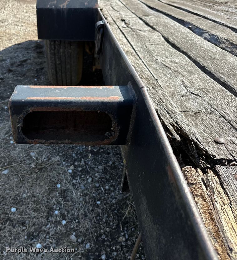 image for item OM9971 Shop built tilt deck equipment trailer