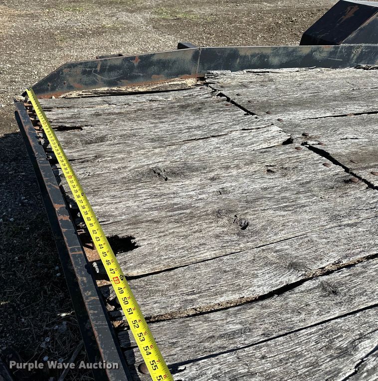 image for item OM9971 Shop built tilt deck equipment trailer