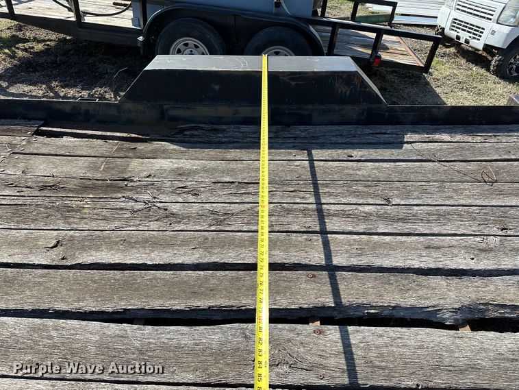 image for item OM9971 Shop built tilt deck equipment trailer