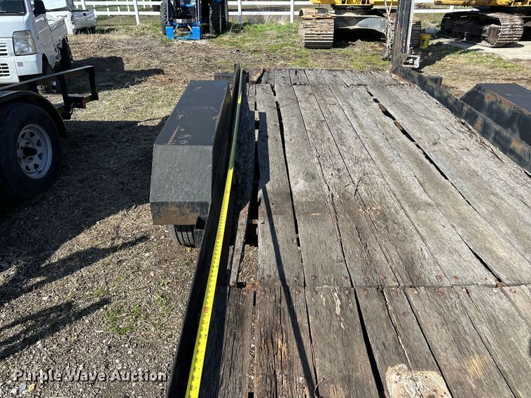 image for item OM9971 Shop built tilt deck equipment trailer