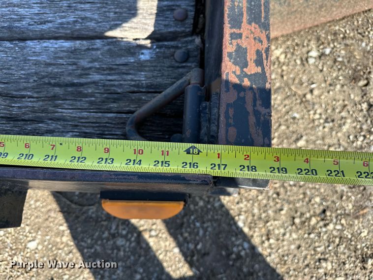 image for item OM9971 Shop built tilt deck equipment trailer