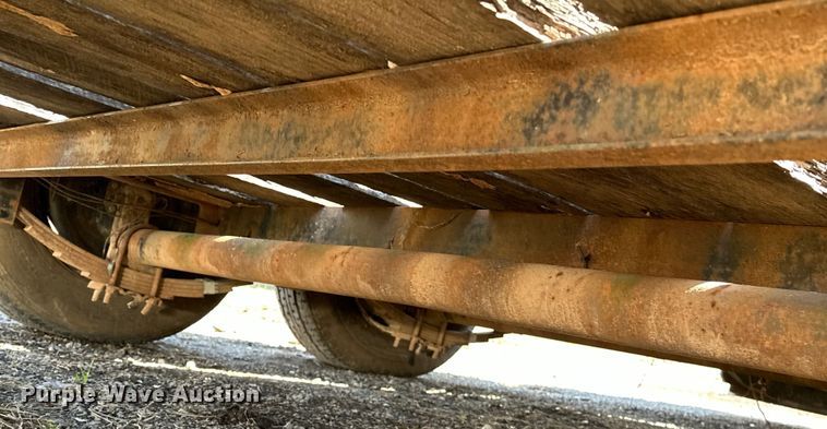 image for item OM9971 Shop built tilt deck equipment trailer