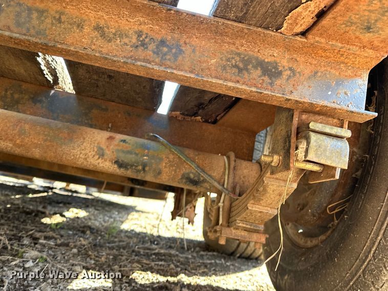 image for item OM9971 Shop built tilt deck equipment trailer