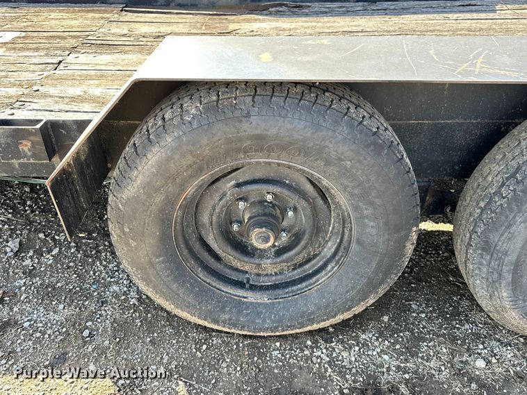 image for item OM9971 Shop built tilt deck equipment trailer