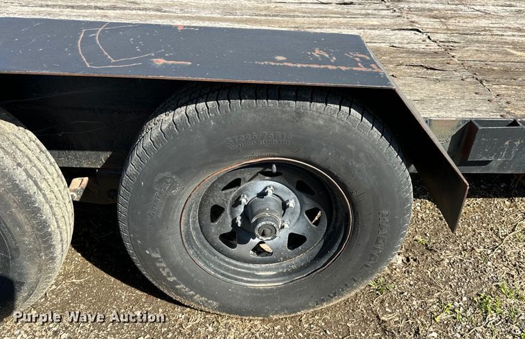 image for item OM9971 Shop built tilt deck equipment trailer