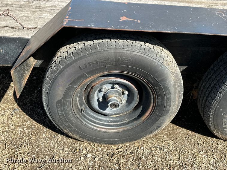 image for item OM9971 Shop built tilt deck equipment trailer