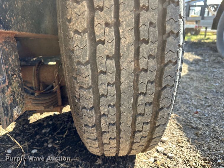 image for item OM9971 Shop built tilt deck equipment trailer