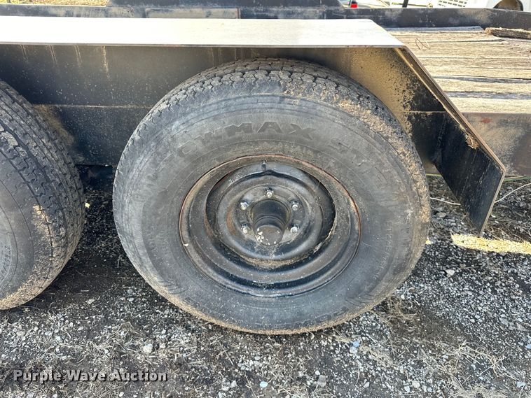 image for item OM9971 Shop built tilt deck equipment trailer