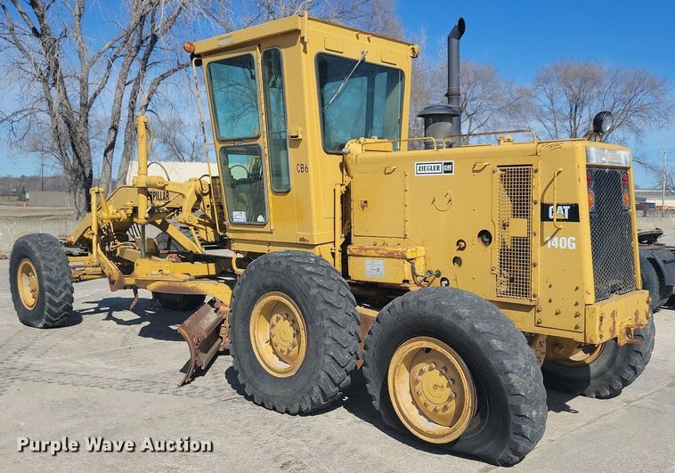 image for item DG0420 1984 Caterpillar  140G motor grader