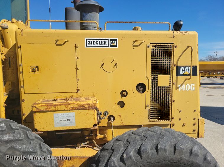 image for item DG0420 1984 Caterpillar  140G motor grader