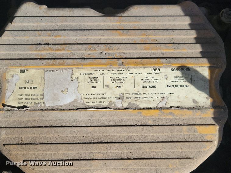 image for item DG0428 2000 Caterpillar 365BL excavator