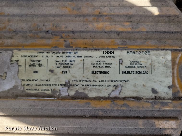 image for item DG0428 2000 Caterpillar 365BL excavator