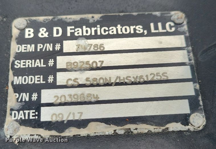 image for item DG0434 Case backhoe bucket