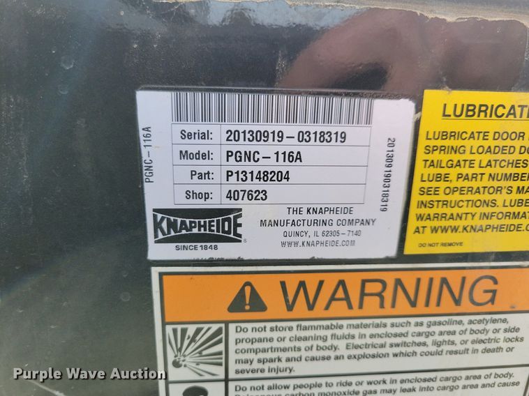 image for item DG0437 Knapheide flatbed