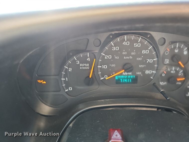 image for item DK0695 2003 GMC C6500 flatbed truck