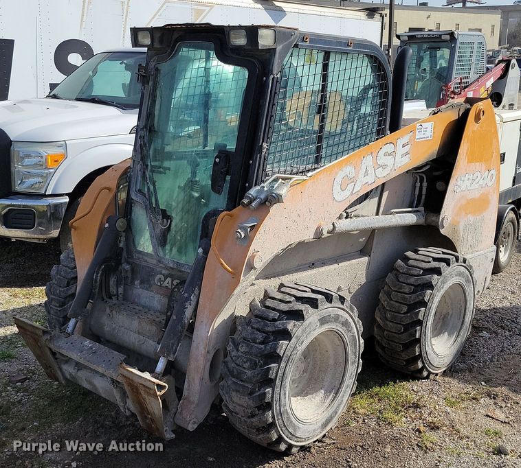 image for item DK4208 2018 Case SR240 skid steer loader