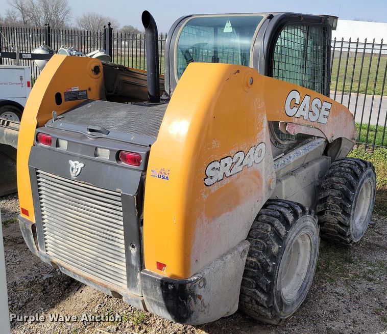 image for item DK4208 2018 Case SR240 skid steer loader