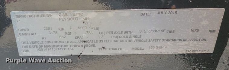 image for item DK4234 2015 Cimline 150 Magnum crack sealer