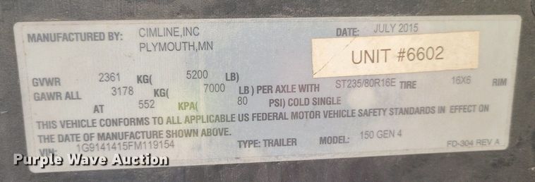 image for item DK4234 2015 Cimline 150 Magnum crack sealer