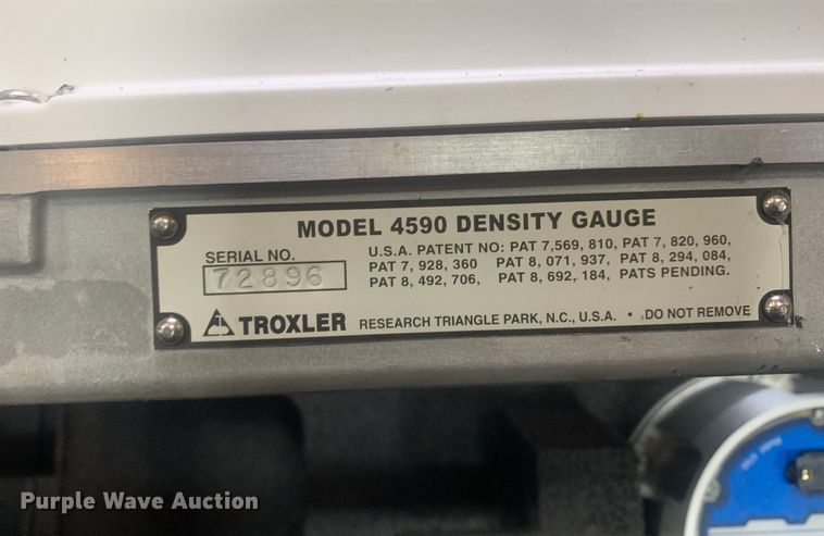 image for item DM7771 Troxler 4590 density gauge