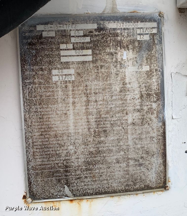 image for item DM7776 2007 International 4300 bucket truck