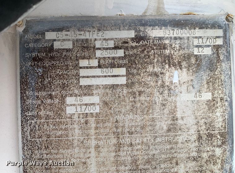 image for item DM7776 2007 International 4300 bucket truck