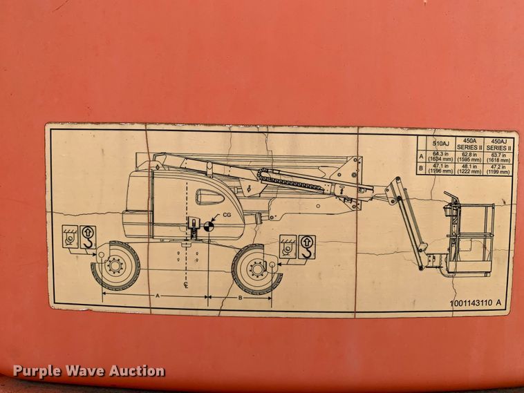 image for item DM7778 2013 JLG 450AJ series II boom lift
