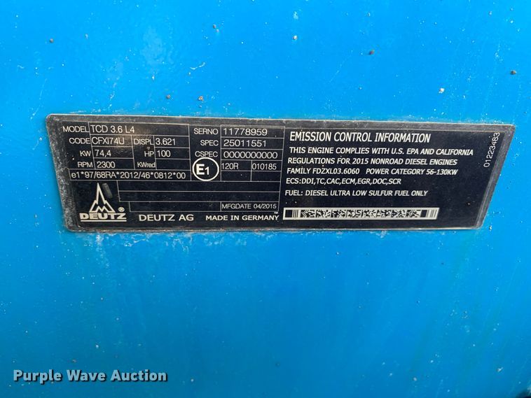 image for item DM7781 2016 Genie GTH-844 telehandler