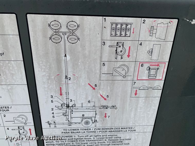 image for item DM7782 2013 Wacker LTW20Z1 light plant