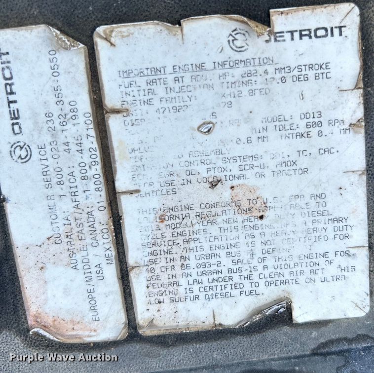 image for item DN0716 2014 Freightliner Business Class M2 dump truck