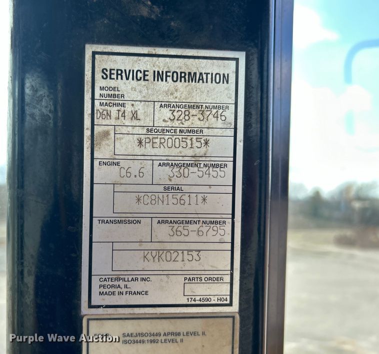 image for item DO1002 Caterpillar D6N XL dozer