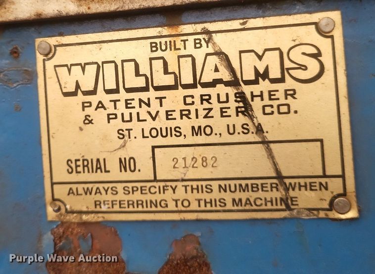 image for item DO4855 Williams  crusher