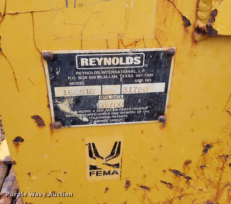 image for item DQ6023 2000 Reynolds  16CS10 scraper