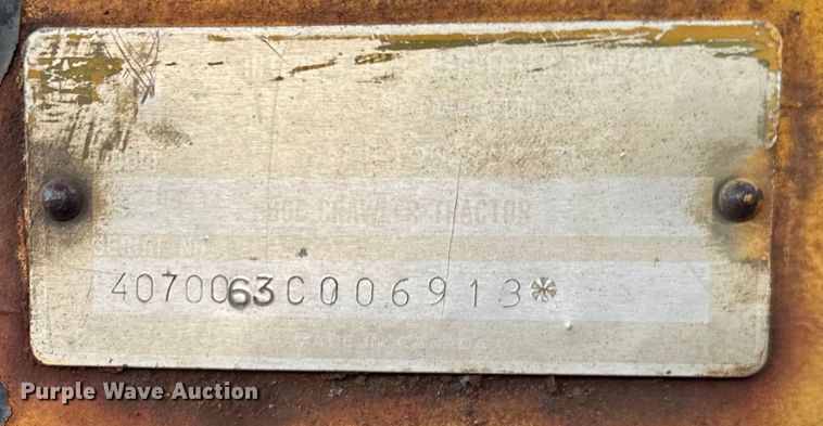 image for item DQ6417 1977 International 500 Series E dozer